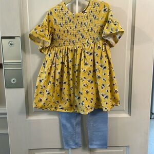 Bonnie Jean top and Capri set - 6 - like new condition!